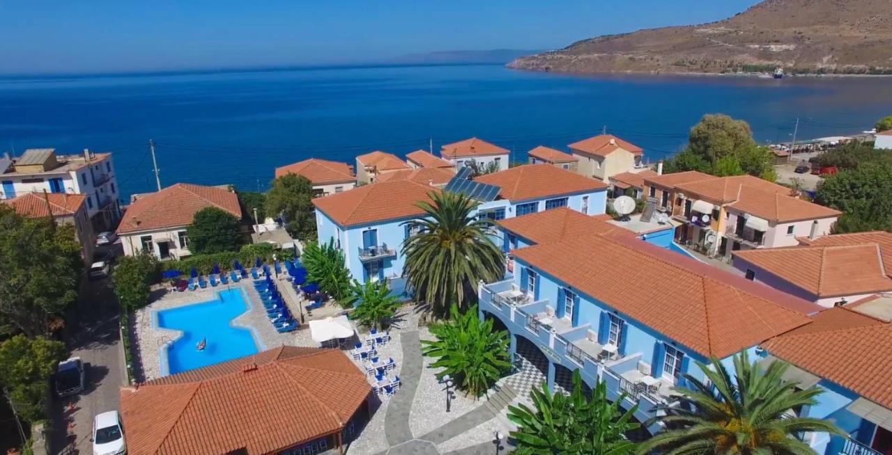 Blue Sky Hotel - Petra - Lesvos - Greece エクステリア 写真