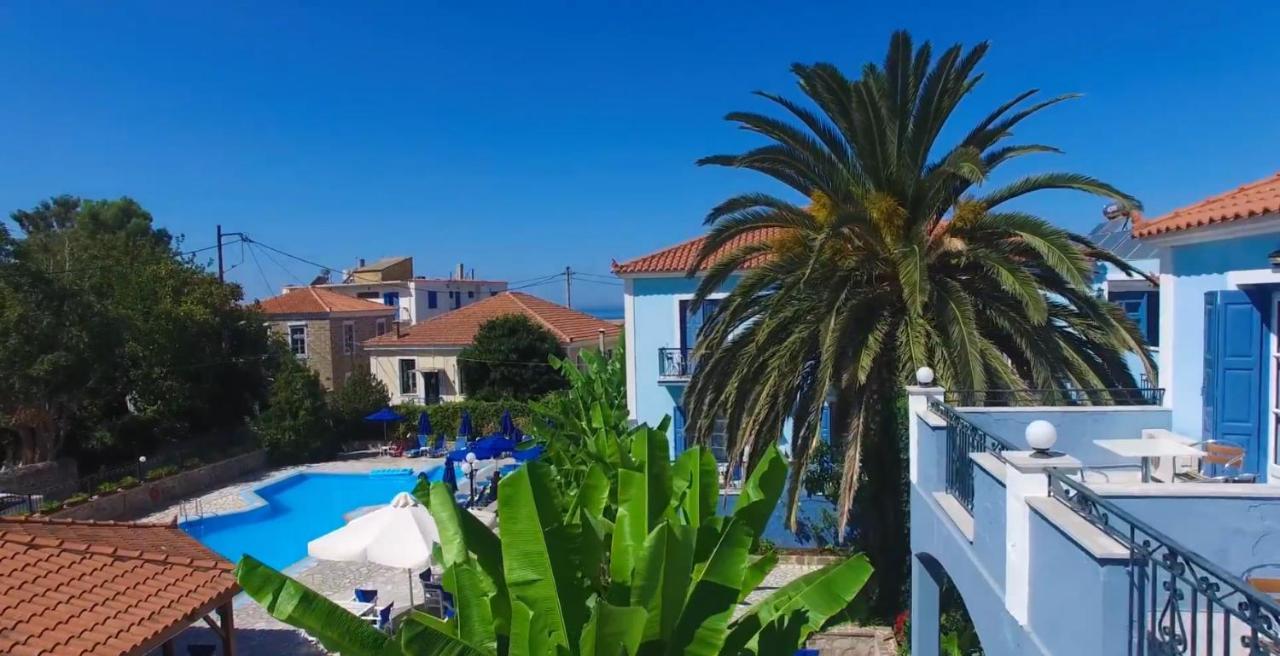 Blue Sky Hotel - Petra - Lesvos - Greece エクステリア 写真